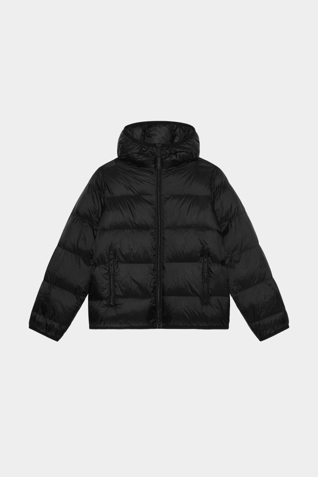 dsquared2_iconic_d2kids_jacket_black_orchid.jpg Dsquared2 Iconic D2Kids Jacket BLACK/ORCHID - Image 1