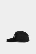 Dsquared2 Iconic D2Kids Sport Edtn.05 Baseball Cap BLACK - Image 3