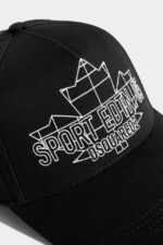 Dsquared2 Iconic D2Kids Sport Edtn.05 Baseball Cap BLACK - Image 5