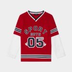 Dsquared2 Iconic D2Kids Sport Edtn.05 T-Shirt BLACK/TANGO RED