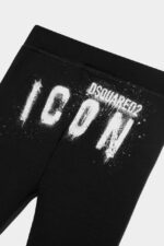 Dsquared2 Iconic D2Kids Sweatpants BLACK/FUCHSIA - Image 4