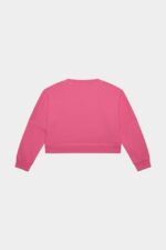 Dsquared2 Iconic D2Kids Sweatshirt CAMELLIA ROSE/WHITE - Image 2