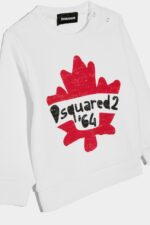 Dsquared2 Iconic D2Kids Sweatshirt WHITE - Image 3