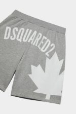 Dsquared2 Iconic D2Kids Sweatshorts GREY MELANGE - Image 4