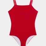 Dsquared2 Iconic D2Kids Swimsuit BRIGHT RED