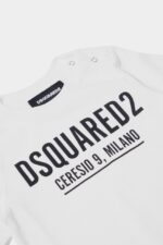 Dsquared2 Iconic D2Kids T-Shirt BLACK/WHITE - Image 3
