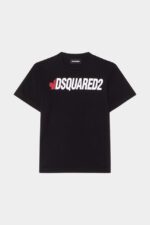 Dsquared2 Iconic D2Kids T-Shirt ECLIPSE BLUE/LEMON YELLOW