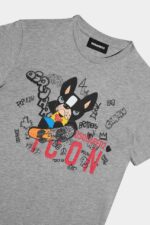 Dsquared2 Iconic D2Kids T-Shirt GREY D2 - Image 4