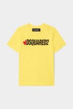 Dsquared2 Iconic D2Kids T-Shirt LEMON YELLOW/BLACK