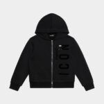 Dsquared2 Iconic D2Kids Zipped Hoodie BLACK