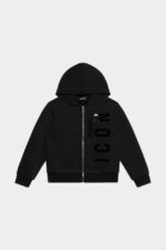 Dsquared2 Iconic D2Kids Zipped Hoodie BLACK