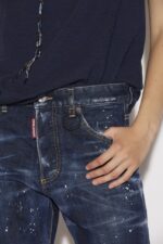 Dsquared2 Iconic Dark Milky Way Wash Skinny Dan Jeans - Image 4