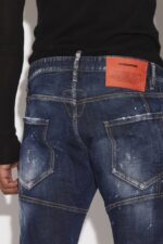 Dsquared2 Iconic Dark Milky Way Wash Tidy Biker Jeans - Image 4