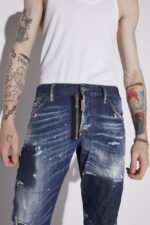 Dsquared2 Iconic Dark Reveal Wash Sexy Twist Jeans - Image 4