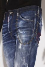Dsquared2 Iconic Dark Splatter Wash Cool Guy Jeans - Image 3