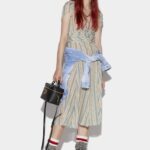 Dsquared2 Iconic Deep-V Longuette Dress FANTASY D2