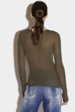 Dsquared2 Iconic Distressed Sweater D2 - Image 2