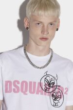 Dsquared2 Iconic Doodle Face Logo T-Shirt - Image 4