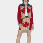 Dsquared2 Iconic Doodle Flag Boy Jacket
