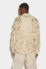 Dsquared2 Iconic Dropped Shoulder Shirt D2 IVORY - Image 2