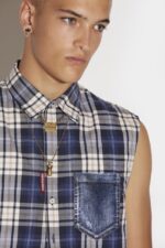 Dsquared2 Iconic Dropped Sleevless Shirt - Image 4