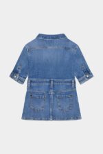 Dsquared2 Iconic DS2 Kids Dress BLUE - Image 2