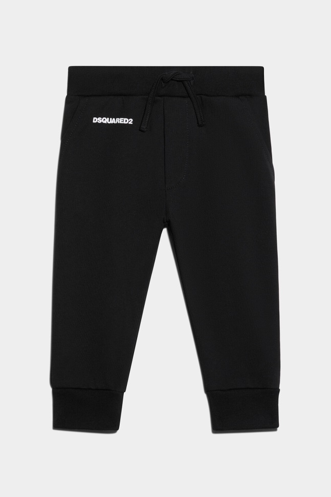 dsquared2_iconic_ds2_kids_sweatpants_black.jpg Dsquared2 Iconic DS2 Kids Sweatpants BLACK - Image 1