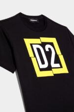 Dsquared2 Iconic DS2 Kids T-Shirt BLACK - Image 3