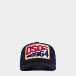 Dsquared2 Iconic Dsq2 Baseball Cap NAVY/FANTASY