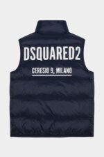 Dsquared2 Iconic ECLIPSE BLUE/SUNNY YELLOW DS2 Kids Vest - Image 2