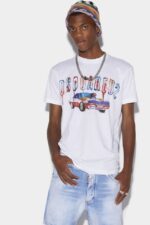Dsquared2 Iconic Fast Car Cool T-Shirt - Image 3