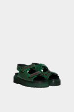 Dsquared2 Iconic Finn Flat Sandals D2 BORDEAUX - Image 3