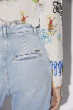 Dsquared2 Iconic Flashdance Trousers BLUE D2 - Image 4