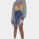 Dsquared2 Iconic Fringed Midi Skirt