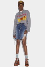 Dsquared2 Iconic Fringed Midi Skirt