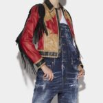 Dsquared2 Iconic Fringes Flag Jacket
