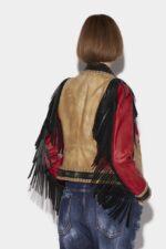 Dsquared2 Iconic Fringes Flag Jacket - Image 4