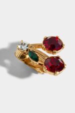 Dsquared2 Iconic Fruity Earrings GOLD D2 - Image 4