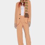 Dsquared2 Iconic GOLDEN LIME/SALMON Manhattan Jacket