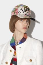 Dsquared2 Iconic Granny's Bunch Baseball Cap - Image 5