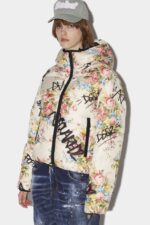 Dsquared2 Iconic Granny's Bunch Flower Puffer - Image 3