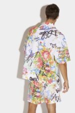 Dsquared2 Iconic Granny's Bunch Pyjama Shirt - Image 2