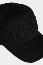 Dsquared2 Iconic GREEN Be Icon Baseball Cap - Image 5