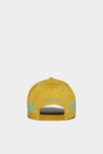 Dsquared2 Iconic GREEN One Life Organic Cotton Baseball Cap - Image 2