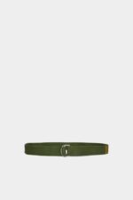 Dsquared2 Iconic GREEN One Life Organic Cotton Belt - Image 2