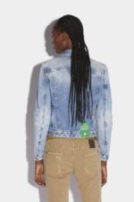 Dsquared2 Iconic Green Tab Partially Organic Cotton Boyfriend Jacket - Image 2