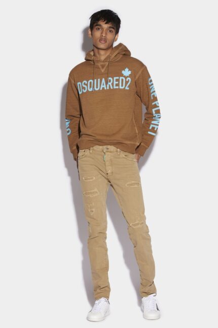 Dsquared2 Iconic Green Tab Partially Organic Cotton Cool Guy Jeans