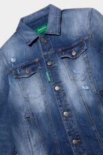 Dsquared2 Iconic Green Tab Partially Organic Cotton Dan Jacket - Image 3