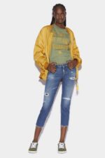 Dsquared2 Iconic Green Tab Partially Organic Cotton Jennifer Jeans
