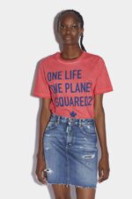 Dsquared2 Iconic Green Tab Partially Organic Cotton Mini Skirt